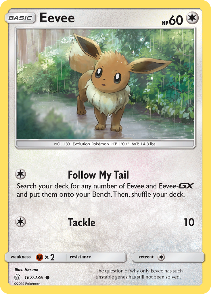 Eevee — illustrated card