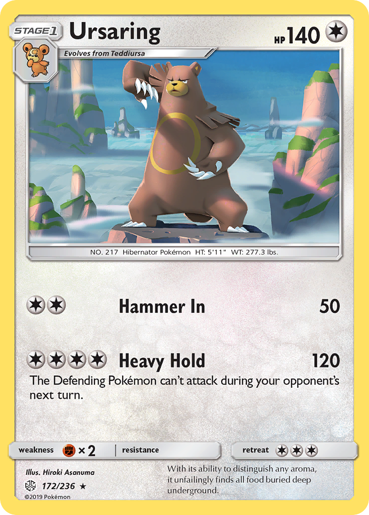 Ursaring — illustrated card
