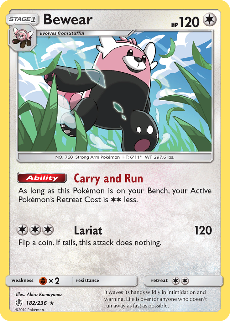 Bewear — illustrated card
