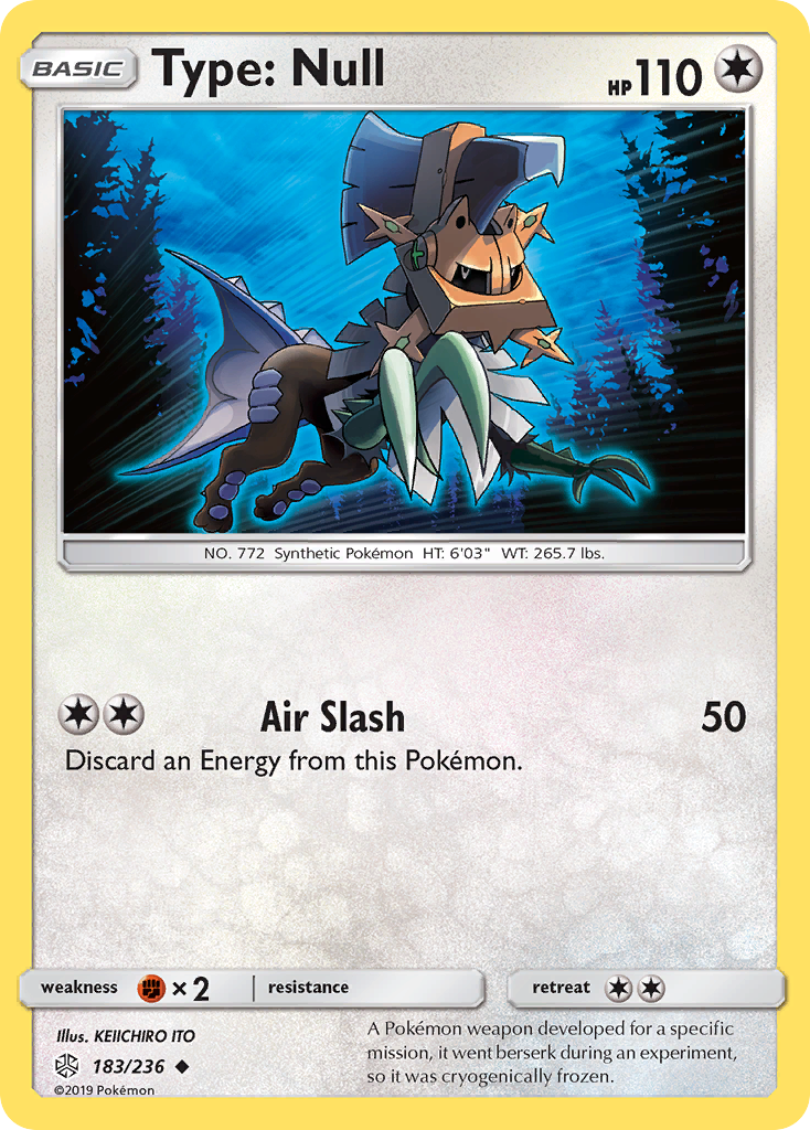 Type: Null — illustrated card