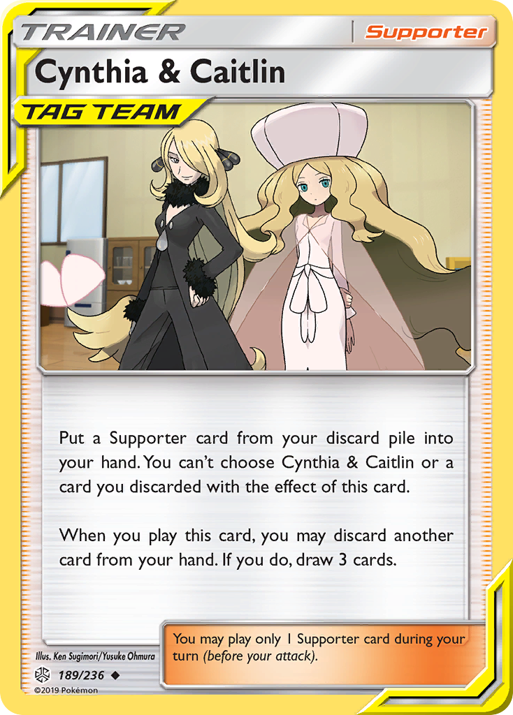 Cynthia & Caitlin — illustrated card