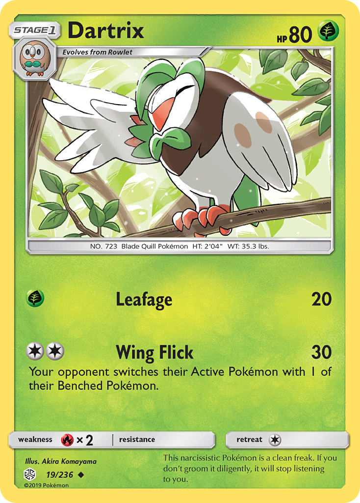 Dartrix — illustrated card