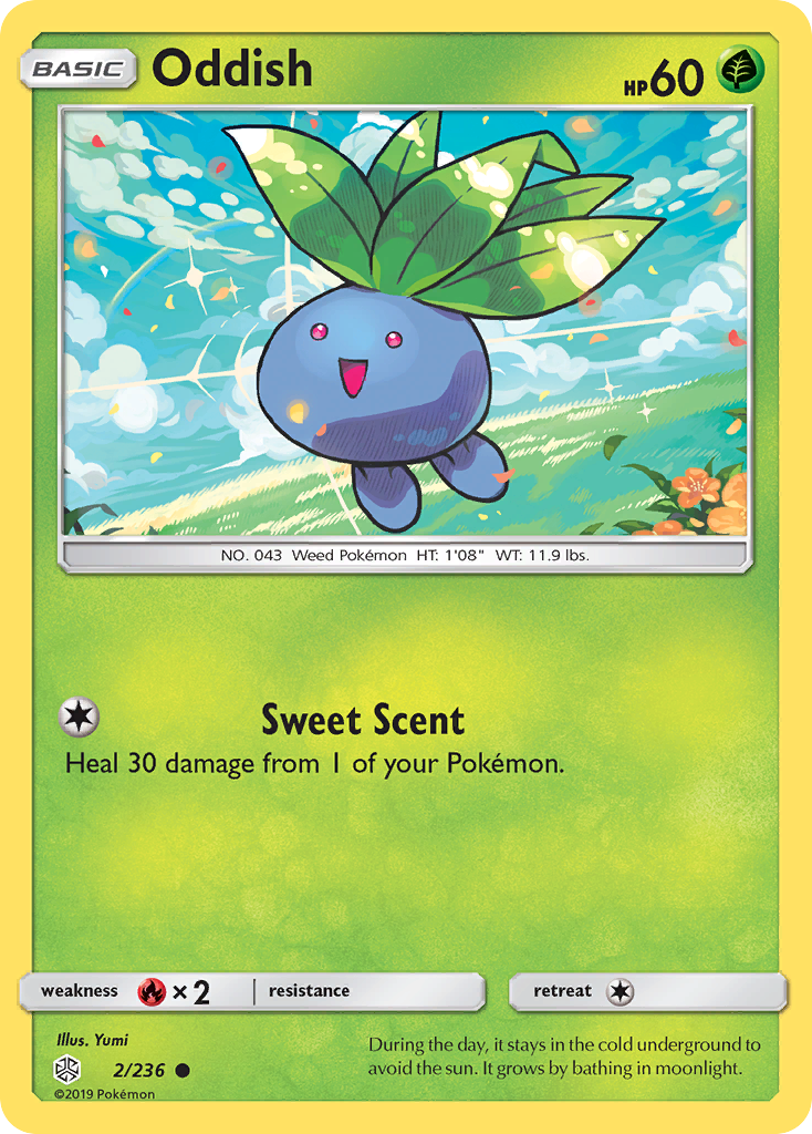 Oddish — illustrated card