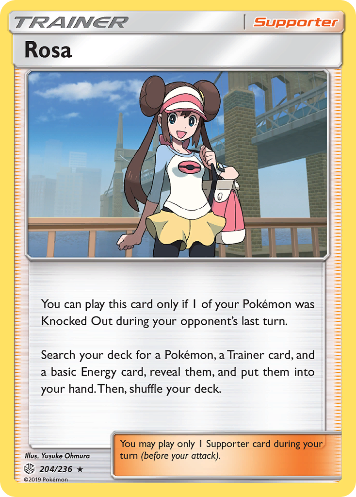 Rosa — illustrated card
