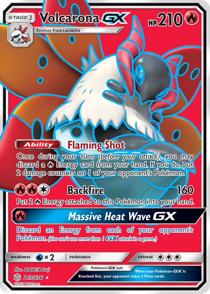 Volcarona-GX — illustrated card