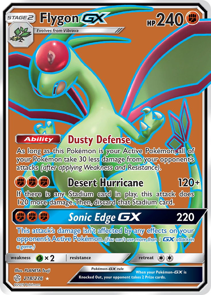 Flygon-GX — illustrated card