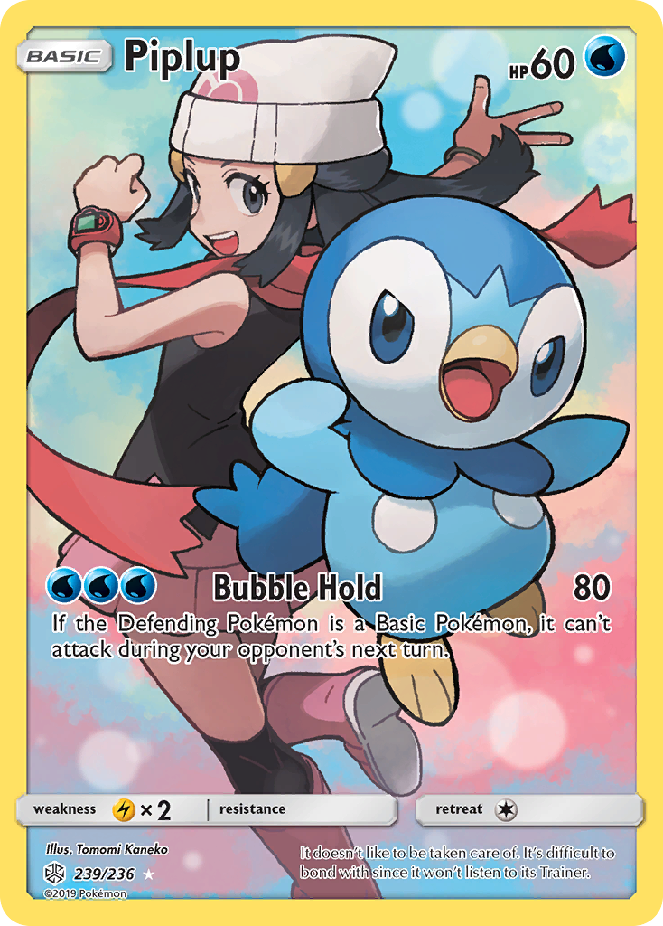Piplup — illustrated card
