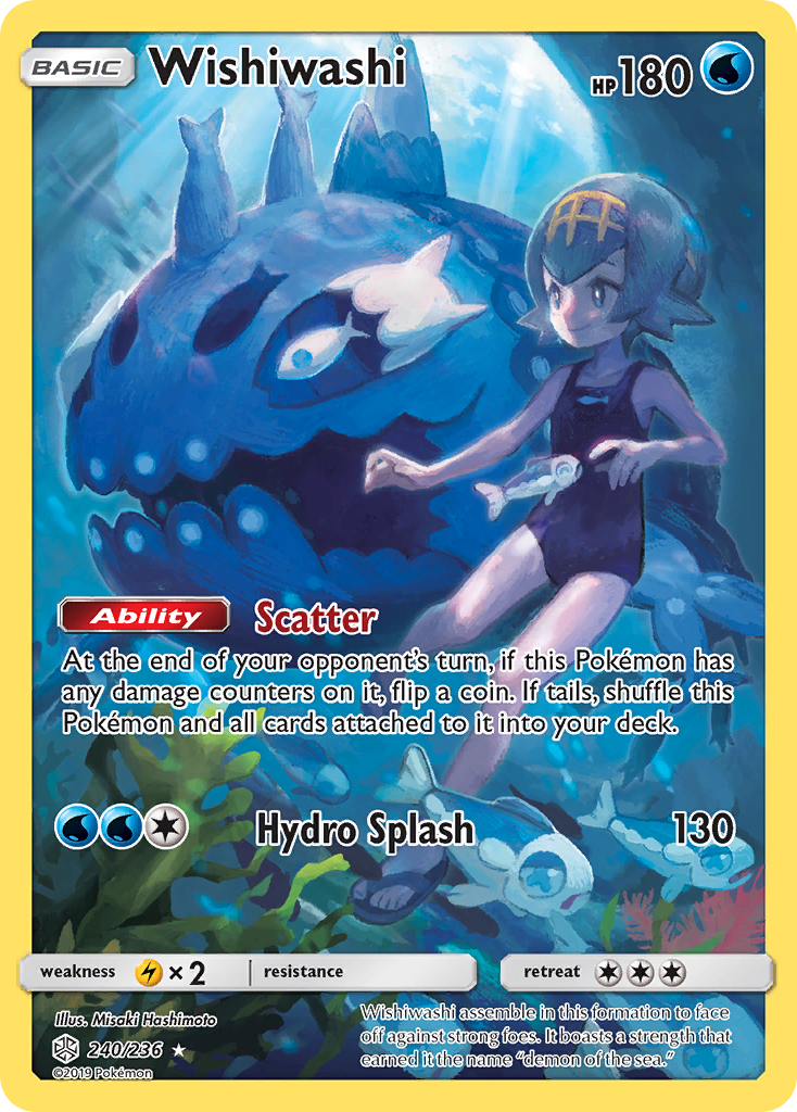 Wishiwashi — illustrated card