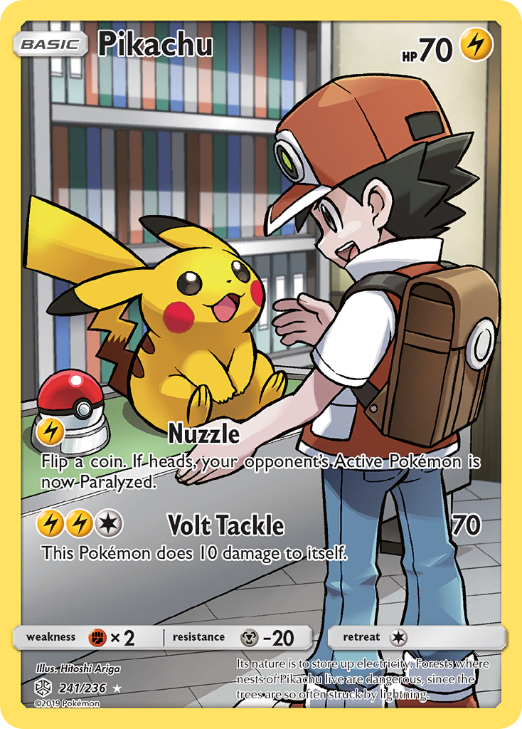 Pikachu — illustrated card
