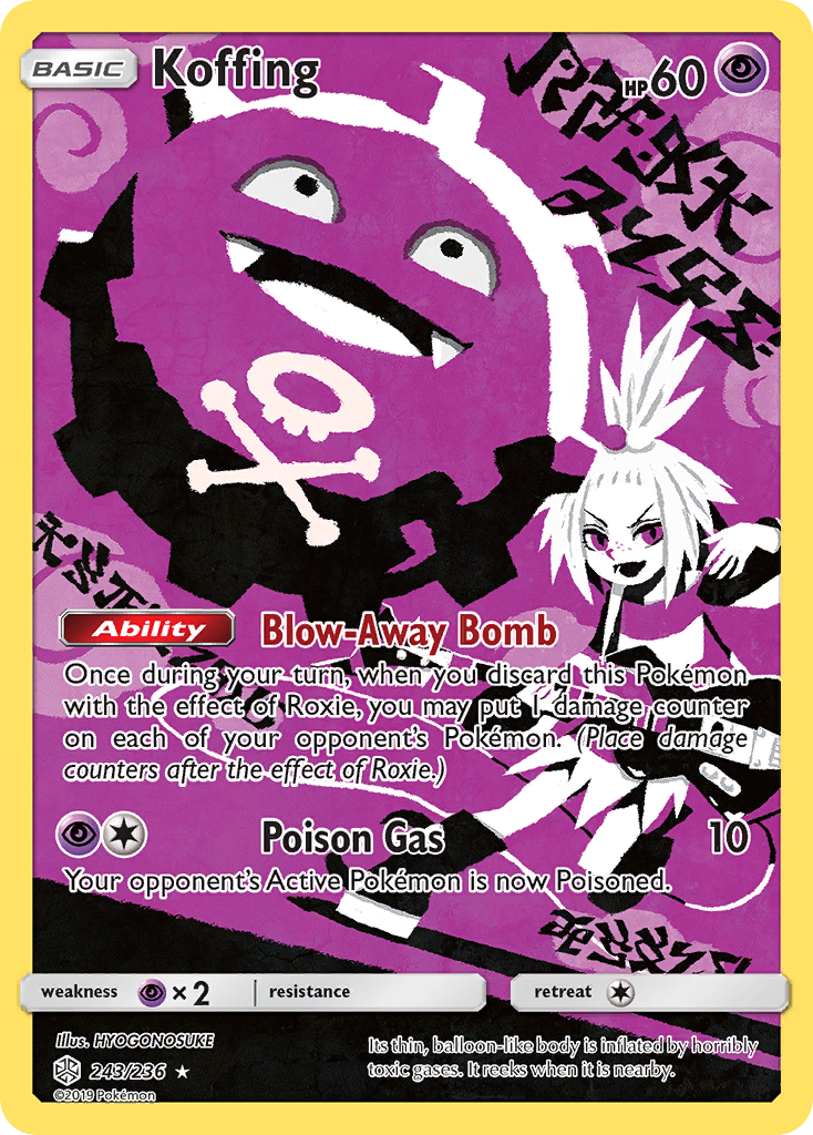 Koffing — illustrated card