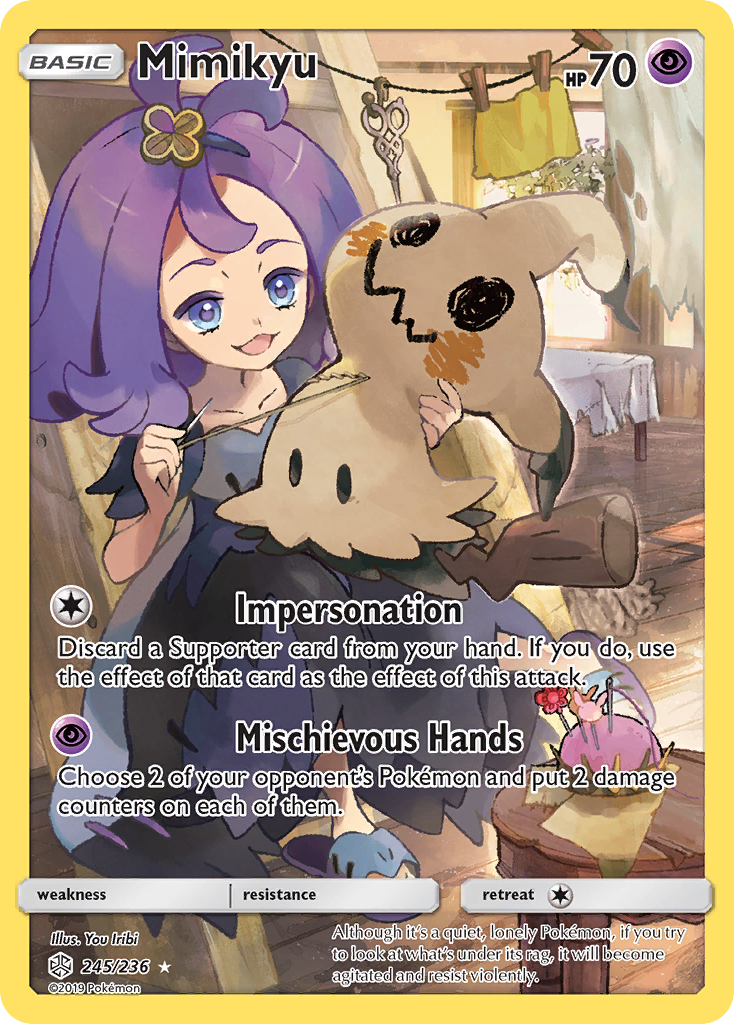 Mimikyu — illustrated card