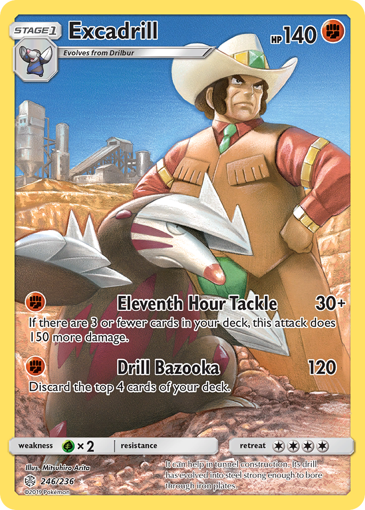Excadrill — illustrated card