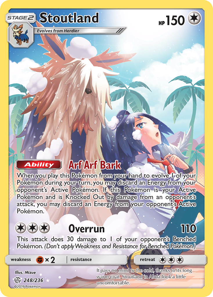 Stoutland — illustrated card
