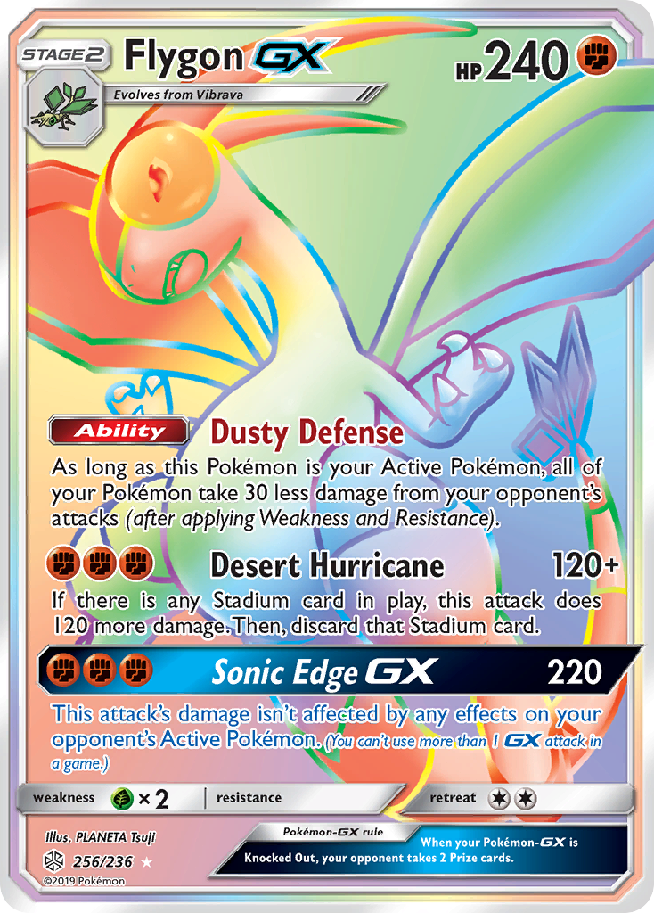 Flygon-GX — illustrated card