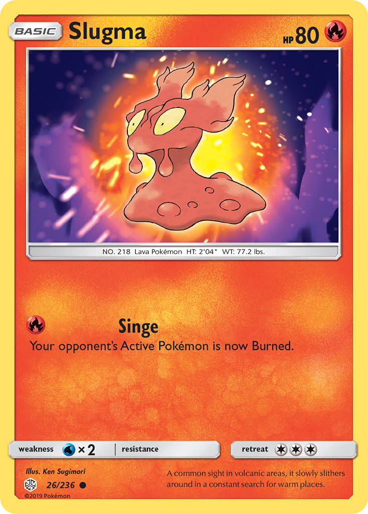 Slugma — illustrated card