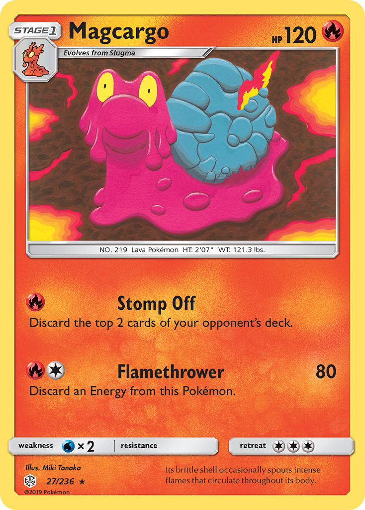 Magcargo — illustrated card