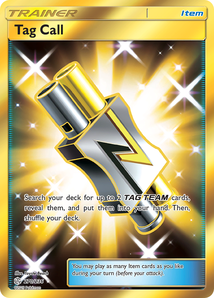 Tag Call — illustrated card
