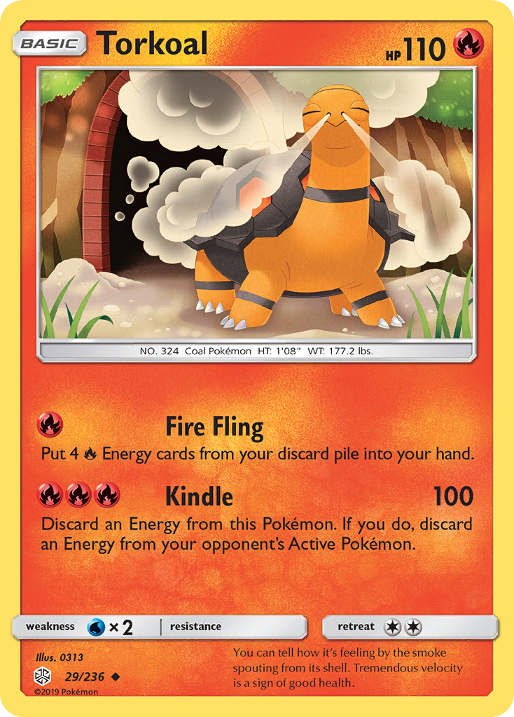 Torkoal — illustrated card