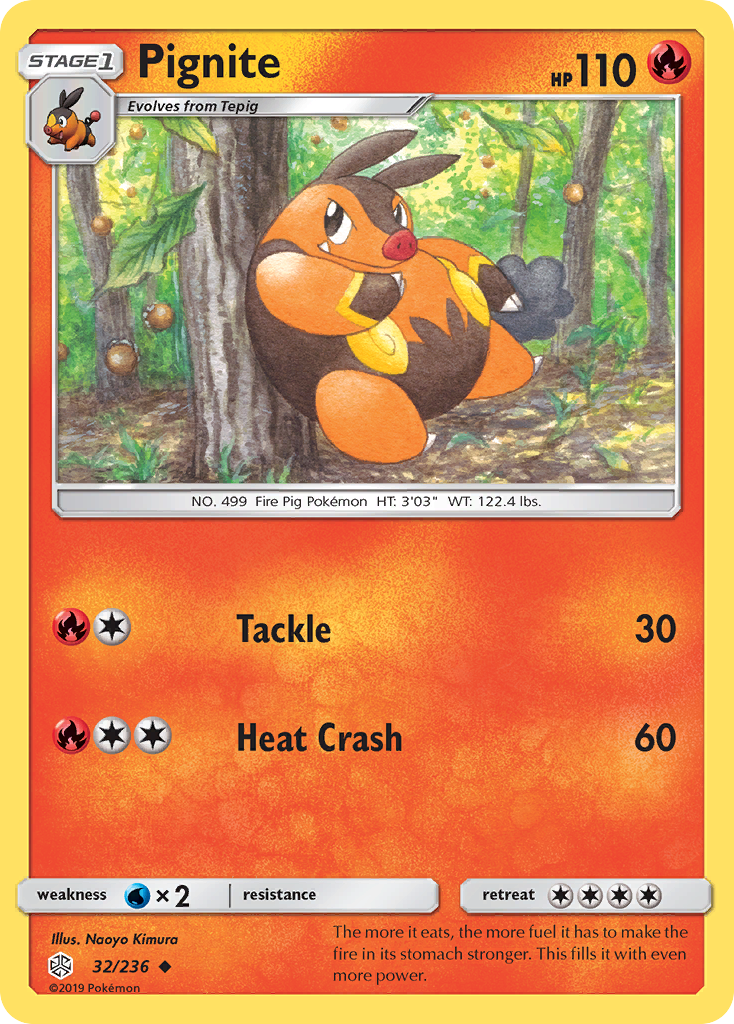 Pignite — illustrated card
