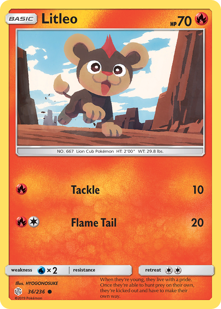 Litleo — illustrated card