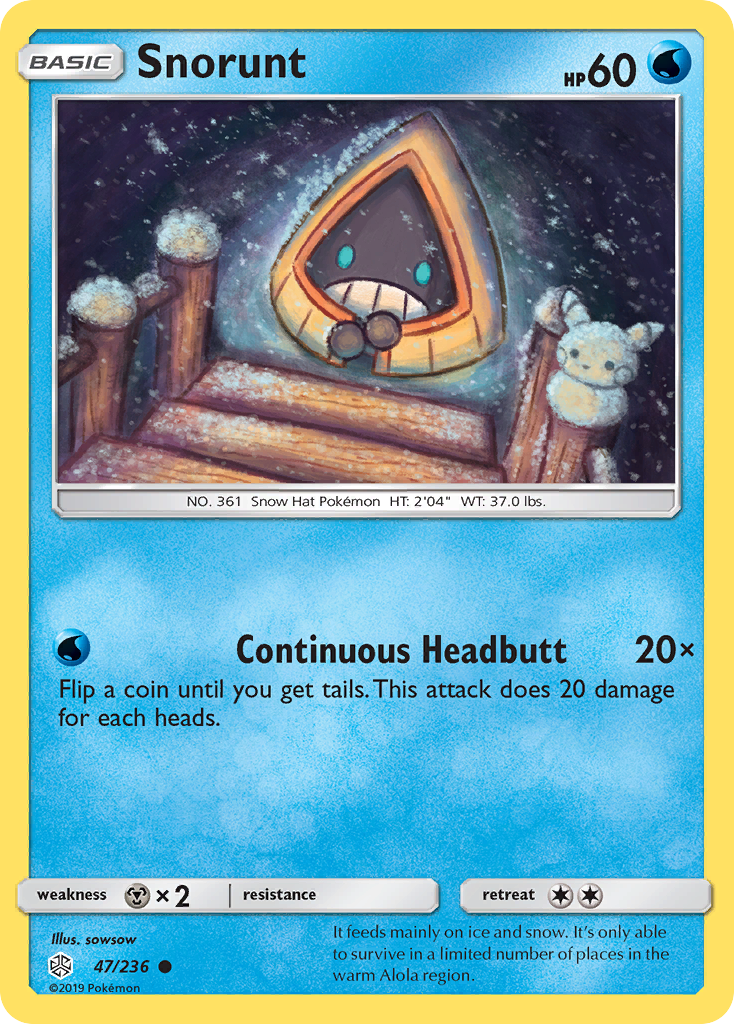 Snorunt — illustrated card