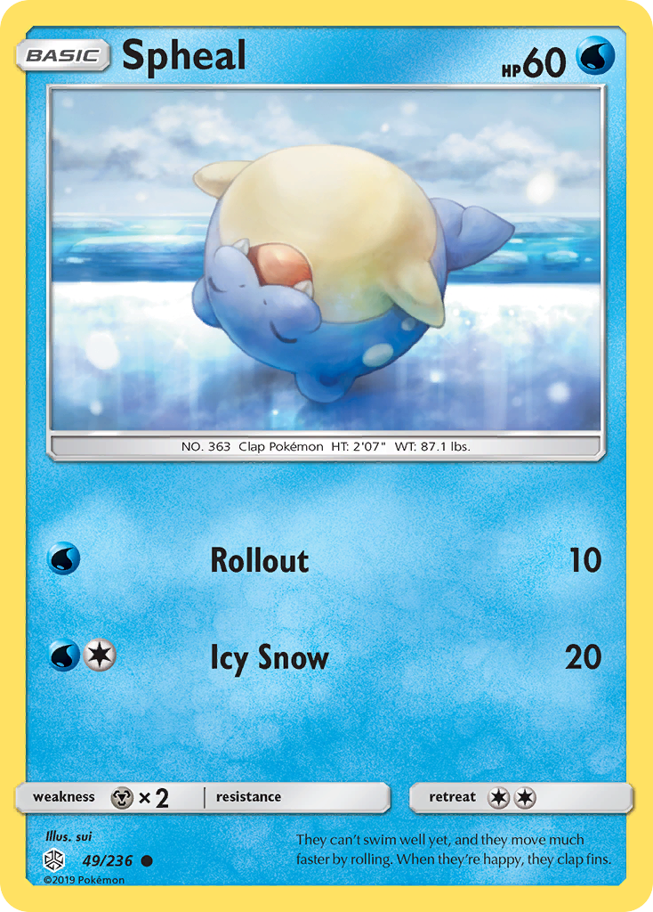 Spheal — illustrated card
