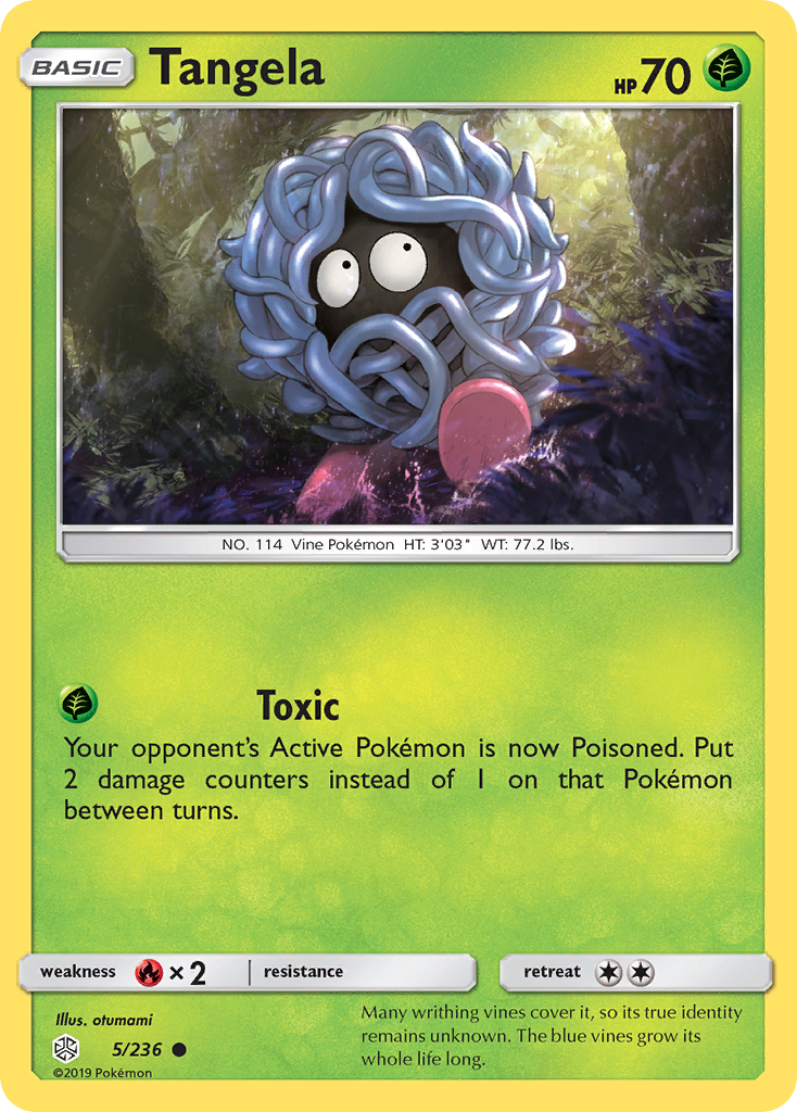 Tangela — illustrated card