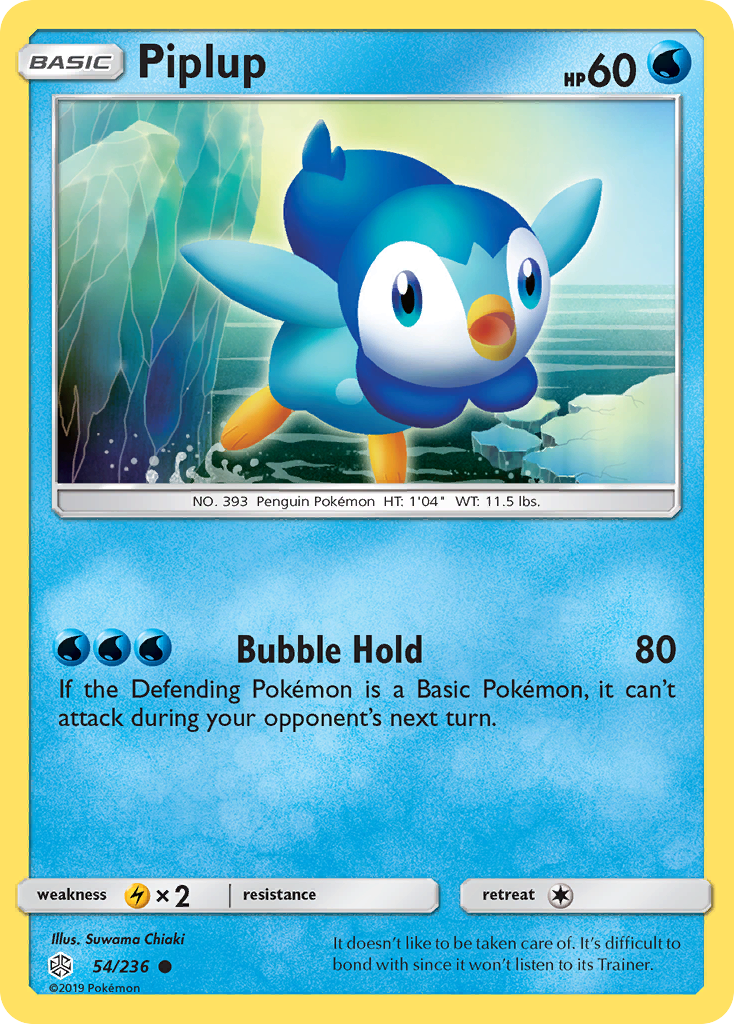 Piplup — illustrated card