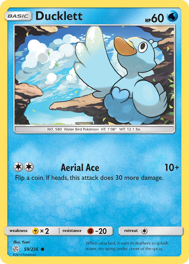 Ducklett — illustrated card