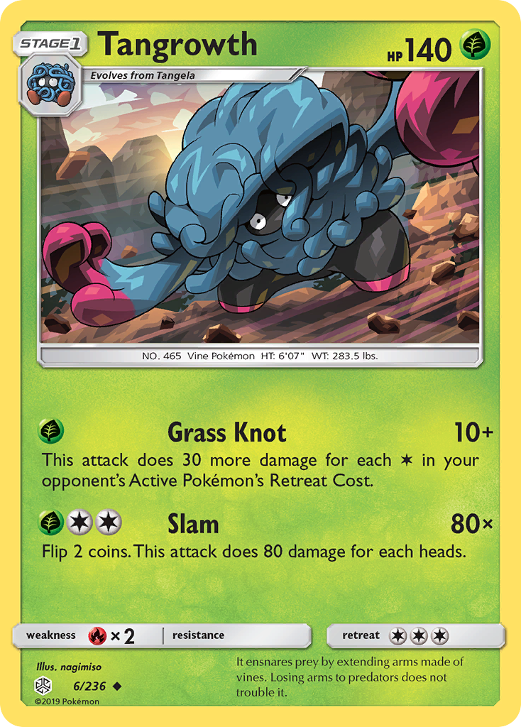 Tangrowth — illustrated card