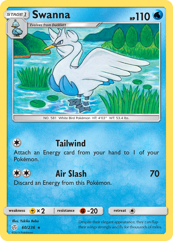 Swanna — illustrated card