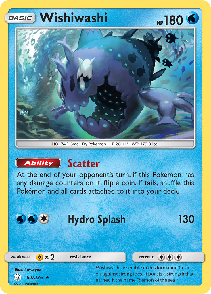 Wishiwashi — illustrated card