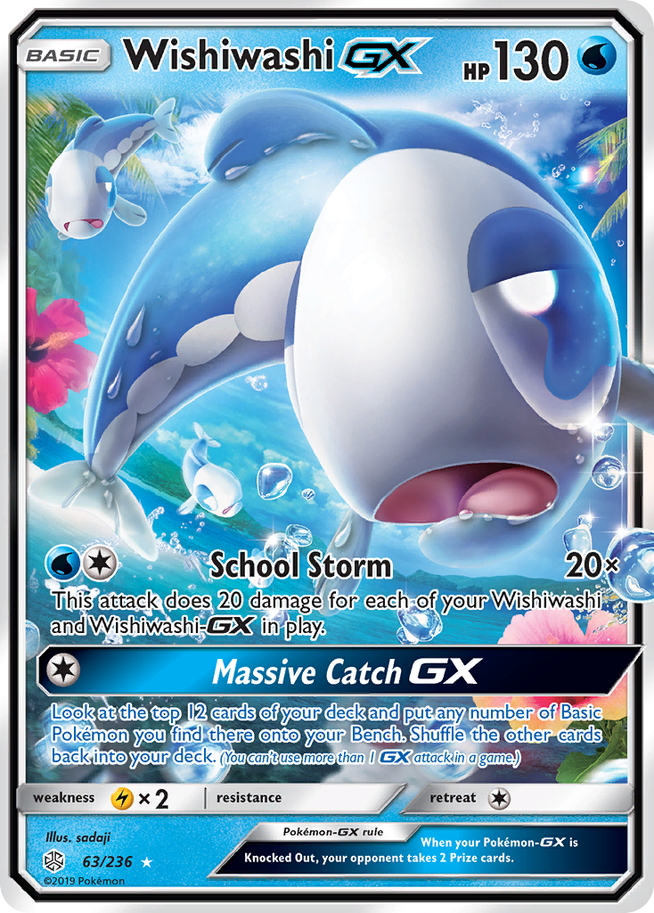 Wishiwashi-GX — illustrated card