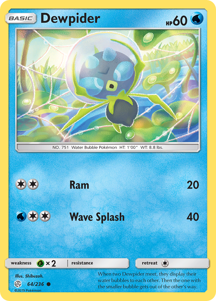 Dewpider — illustrated card