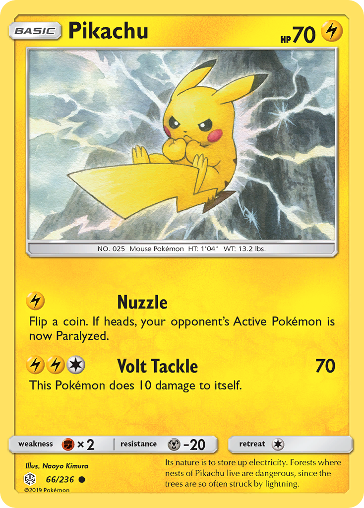 Pikachu — illustrated card