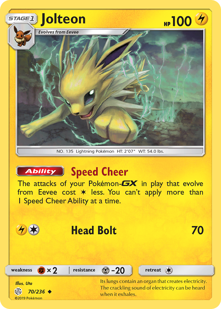 Jolteon — illustrated card