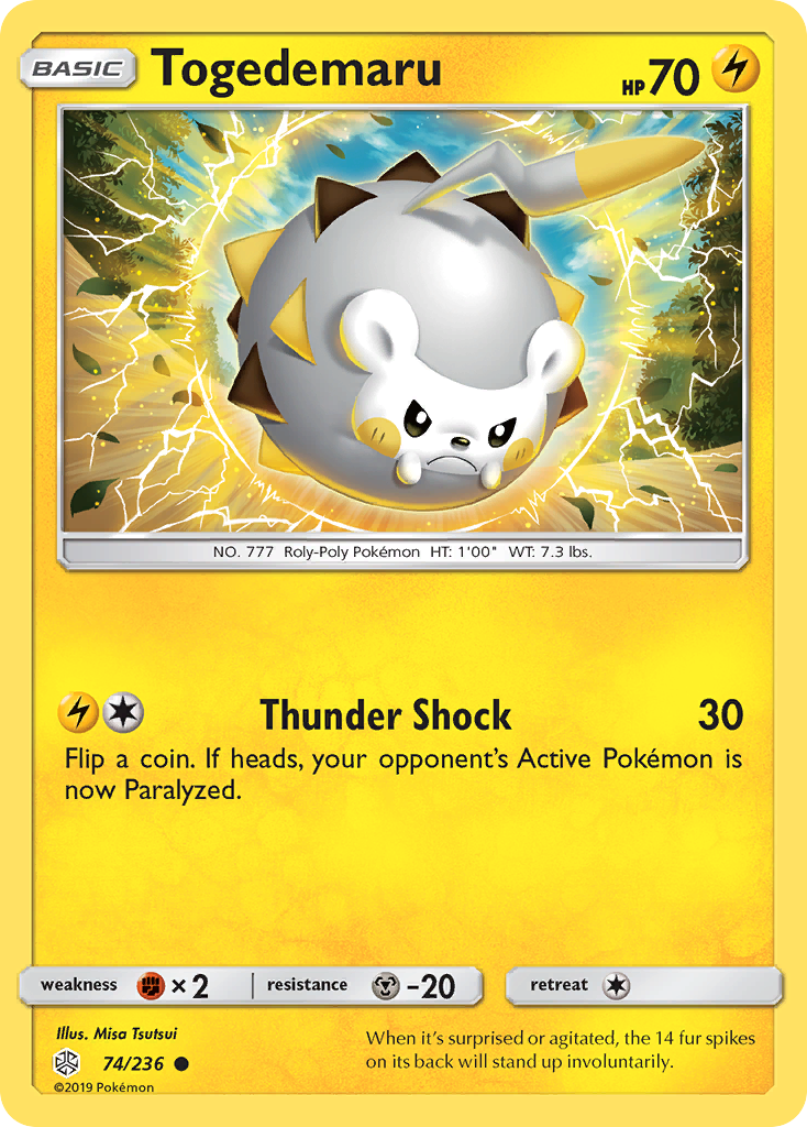 Togedemaru — illustrated card