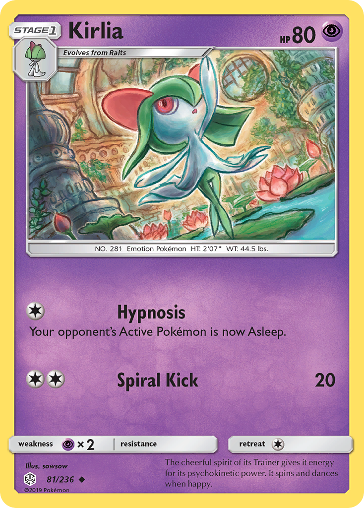 Kirlia — illustrated card