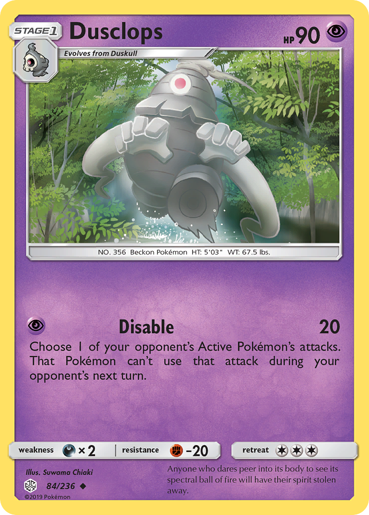Dusclops — illustrated card