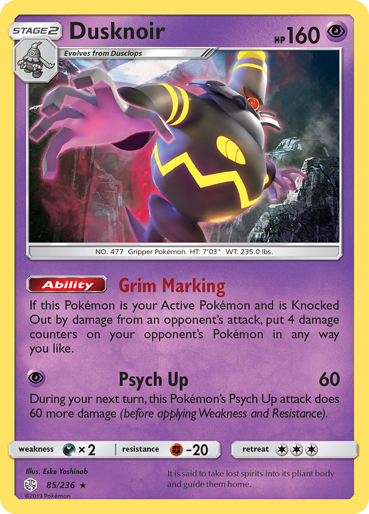 Dusknoir — illustrated card