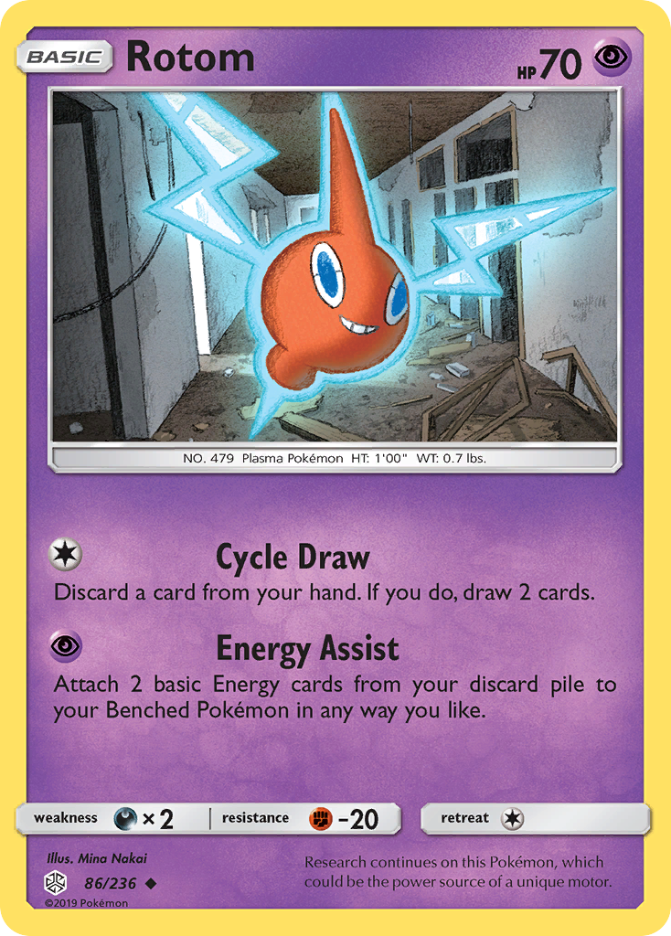 Rotom — illustrated card
