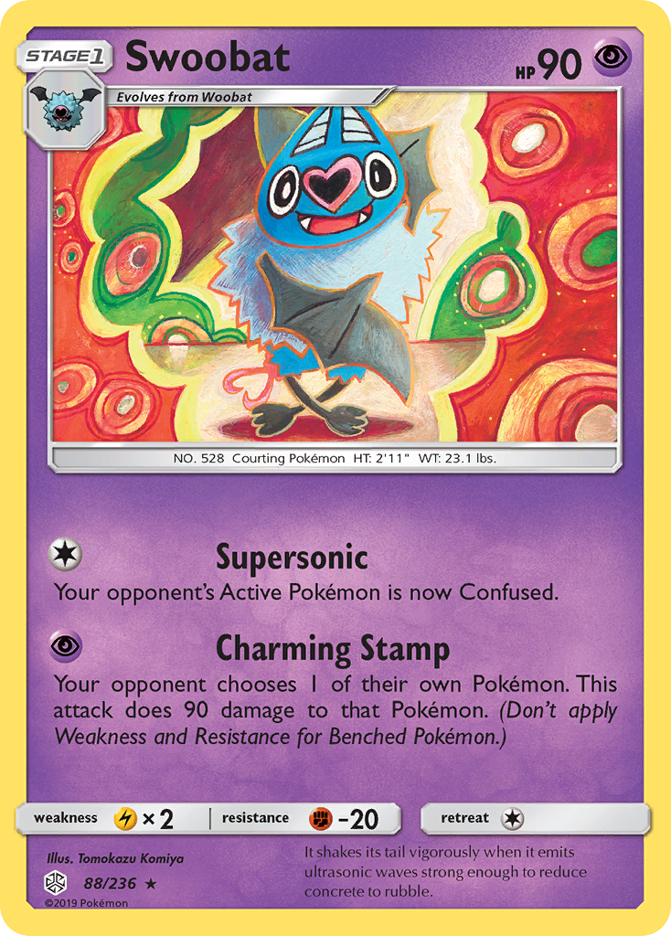 Swoobat — illustrated card