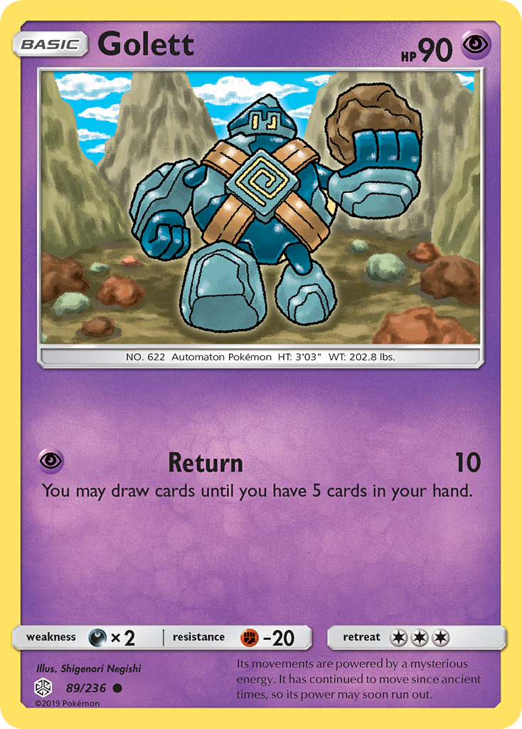 Golett — illustrated card