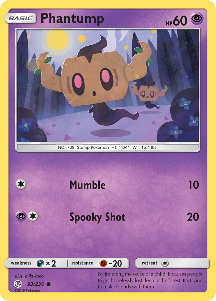 Phantump — illustrated card