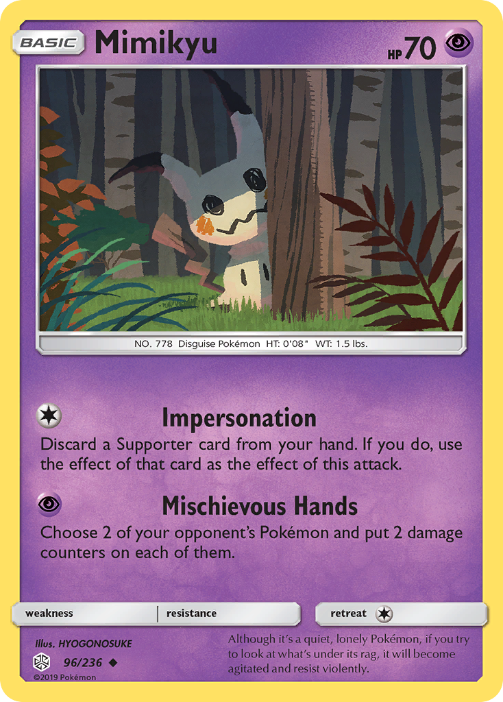 Mimikyu — illustrated card