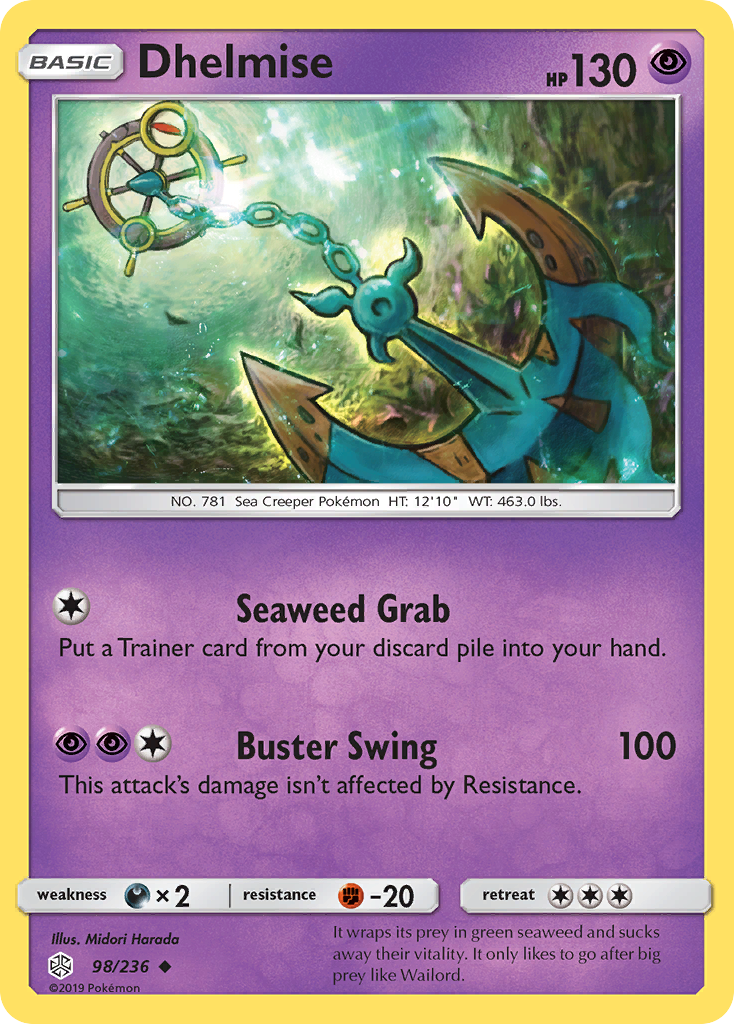 Dhelmise — illustrated card