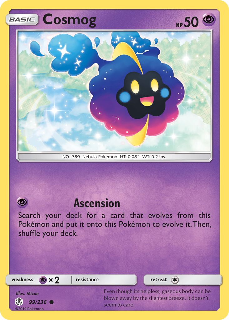 Cosmog — illustrated card