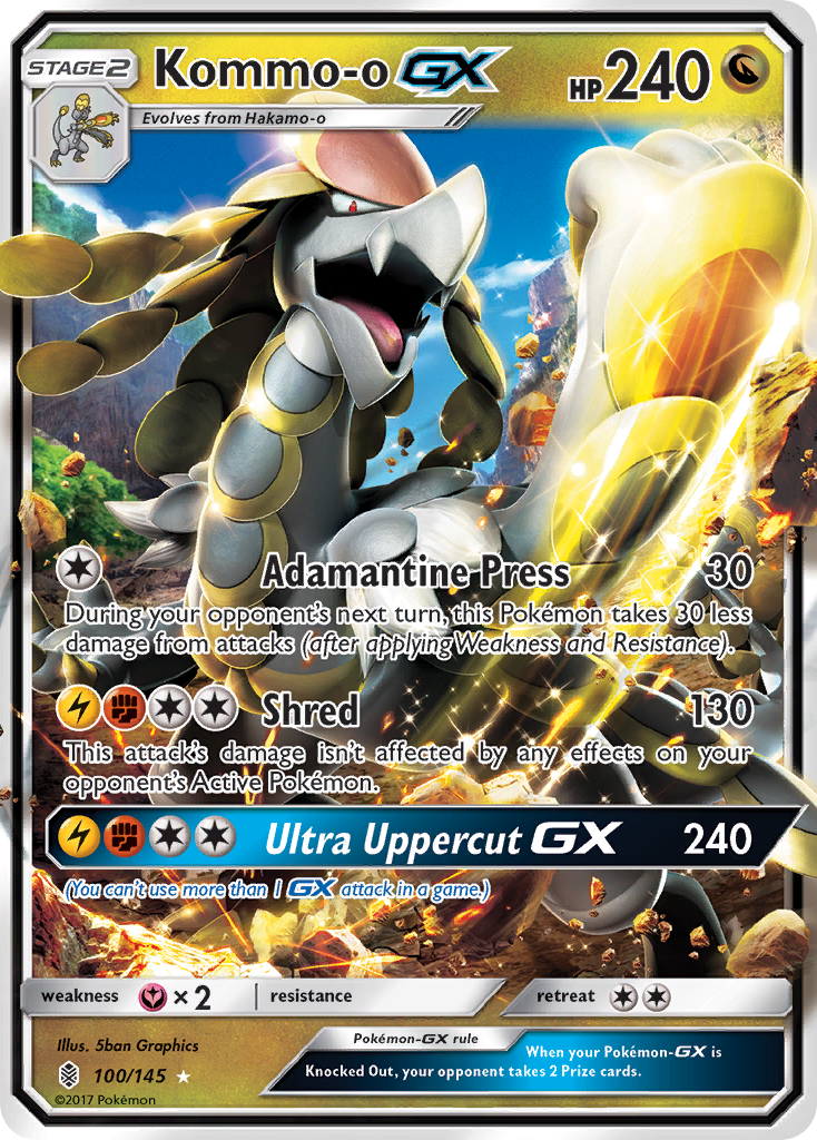 Kommo-o-GX — illustrated card