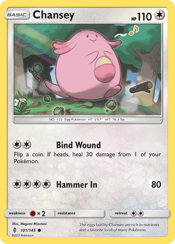 Chansey — illustrated card