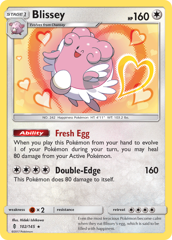 Blissey — illustrated card